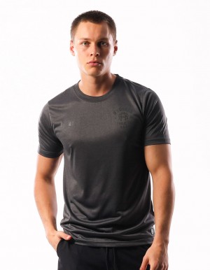 Russell Athletic Active Men T Shirts Black | UZASG-2793