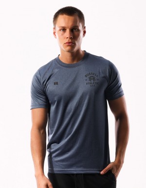 Russell Athletic Active Men T Shirts Navy | AVHQT-5732