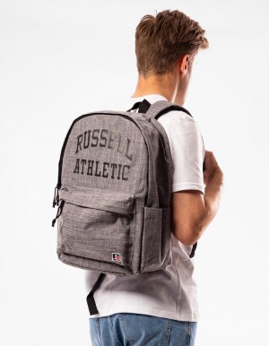 Russell Athletic Arched Accessories Bags & Backpacks Grey | OMQFV-2703