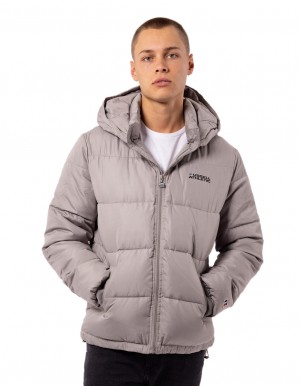 Russell Athletic Hamptonin Timber Men Puffers Light Grey Brown | IWMFX-3481