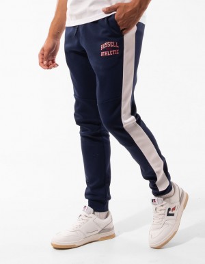 Russell Athletic Hellcat Men Track pants Navy | SVXML-9376