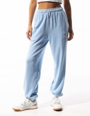 Russell Athletic Maplewood Baggy Women Track pants Blue | TBSEF-0637