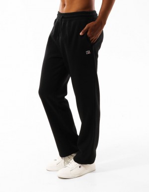 Russell Athletic Originals Straight Leg Men Track pants Black | NHYAC-4619