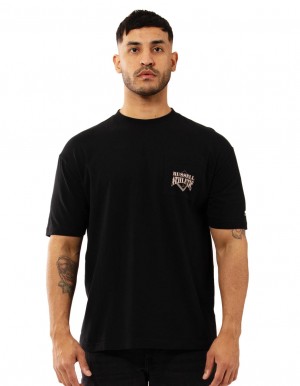 Russell Athletic Outfitters Pocket Men T Shirts Black | BTDCP-6395