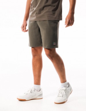 Russell Athletic R Logo Redeemer Men Shorts Dark Brown | KSPDM-3726