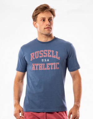 Russell Athletic Samson Men T Shirts Navy | TGVZK-6387