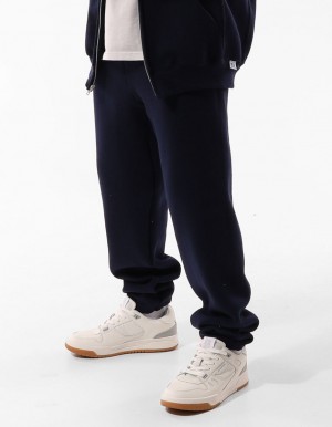 Russell Athletic Unisex Dri Men Track pants Navy | ROIGS-8952