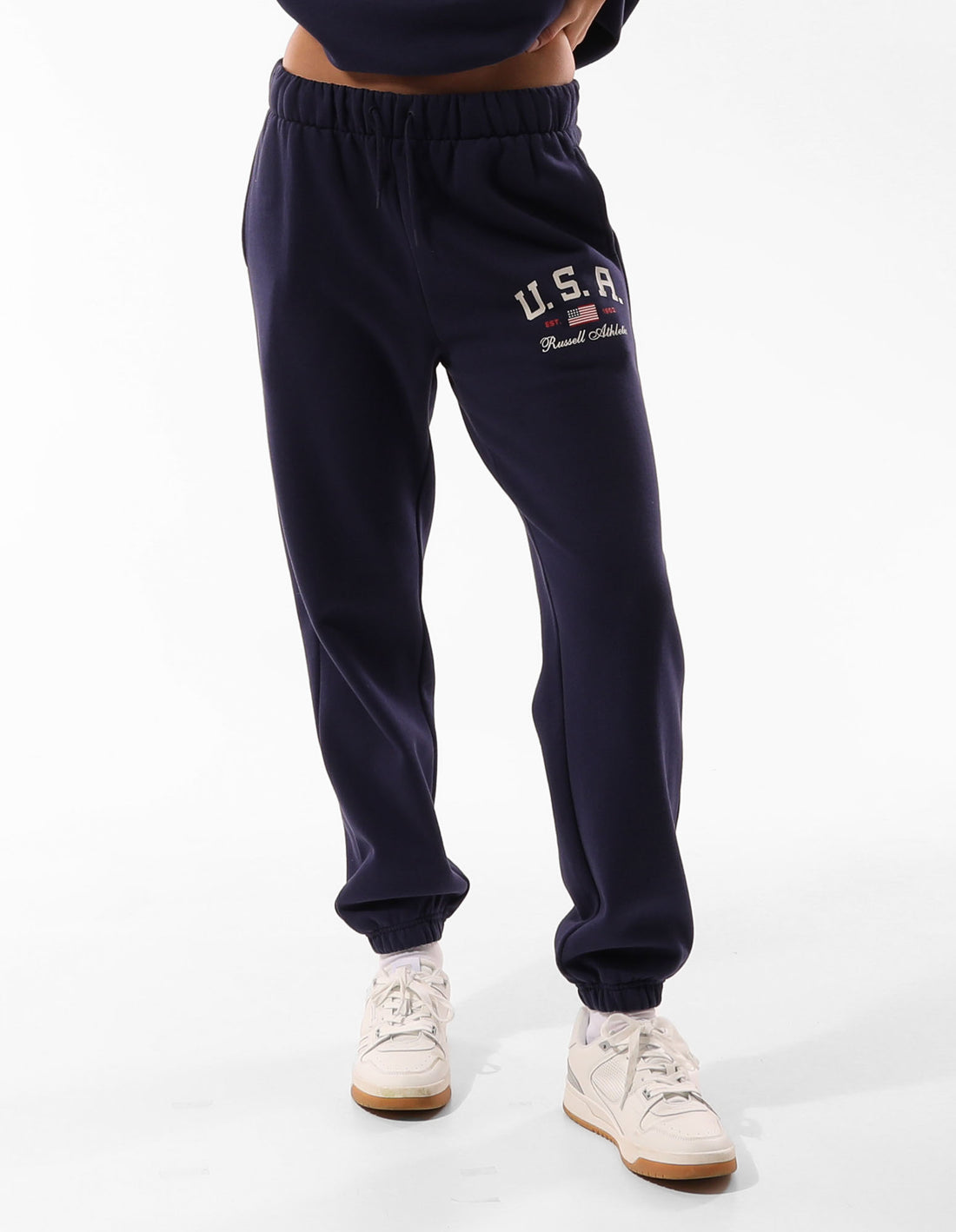 Russell Athletic 1902 Baggy Women Track pants Blue | LDNJK-2763