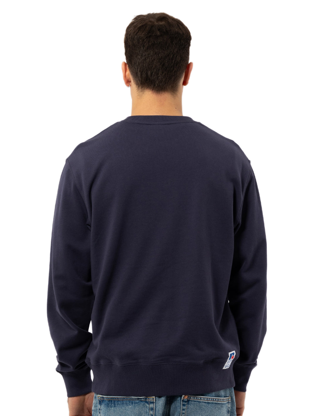 Russell Athletic 1919 Men Crew Neck Sweaters Navy | QXLRT-2914