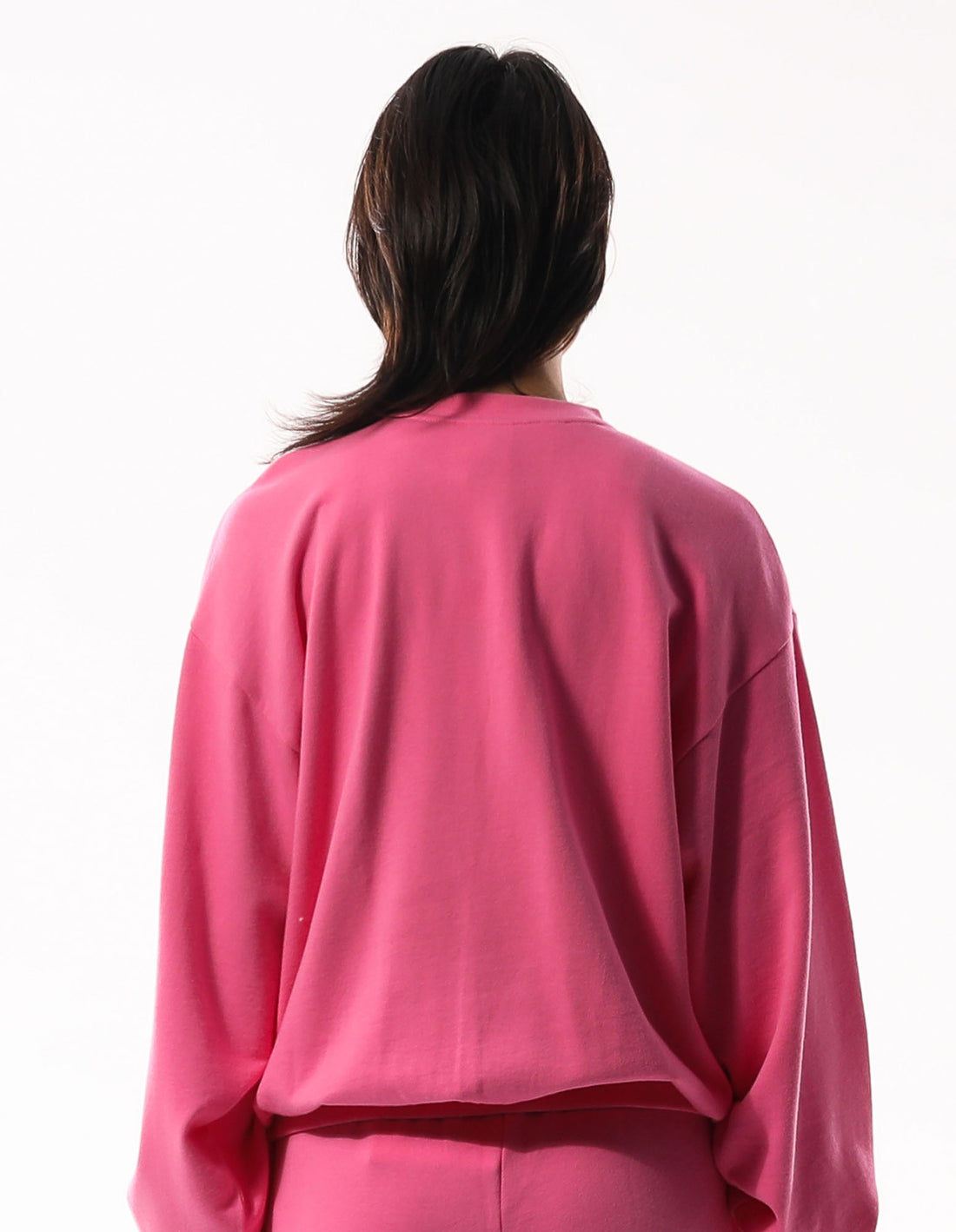 Russell Athletic Annie Oversized Women Crew Neck Sweaters Pink | ULIEY-3246