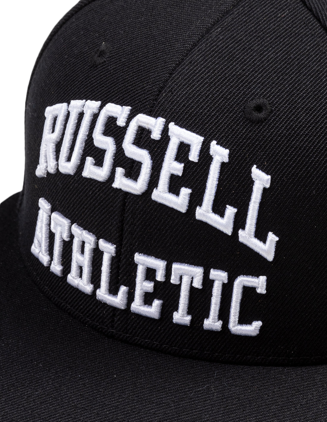 Russell Athletic Arch Logo Snap Back 3D Embroidered Accessories Caps Black | RCZXE-7562