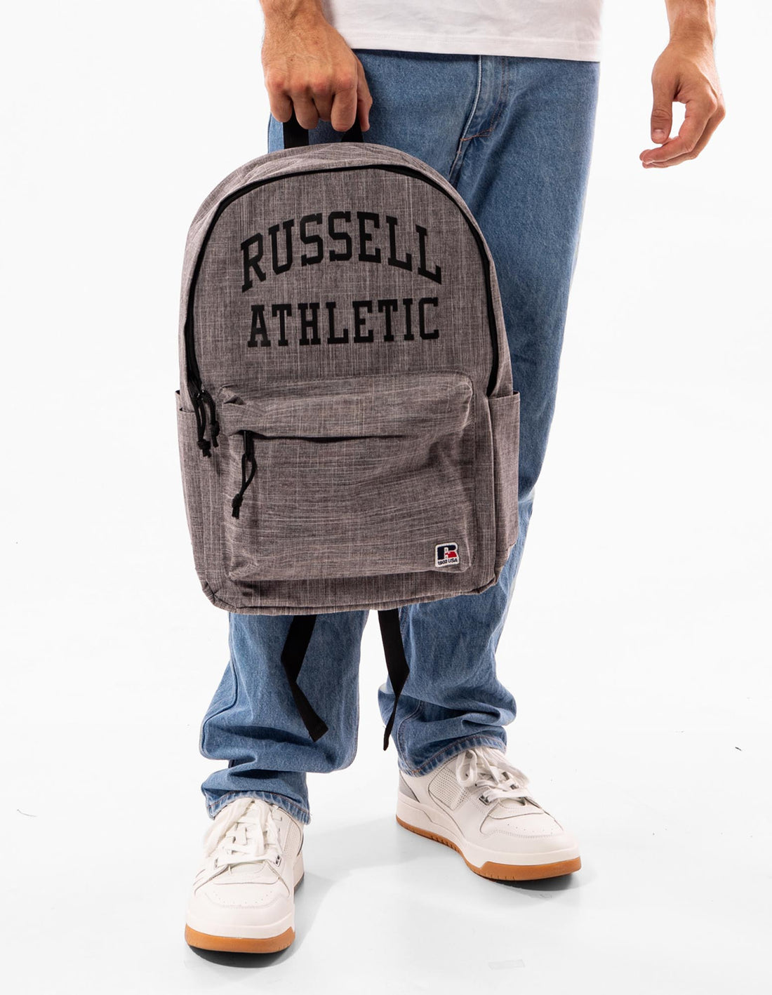 Russell Athletic Arched Accessories Bags & Backpacks Grey | OMQFV-2703