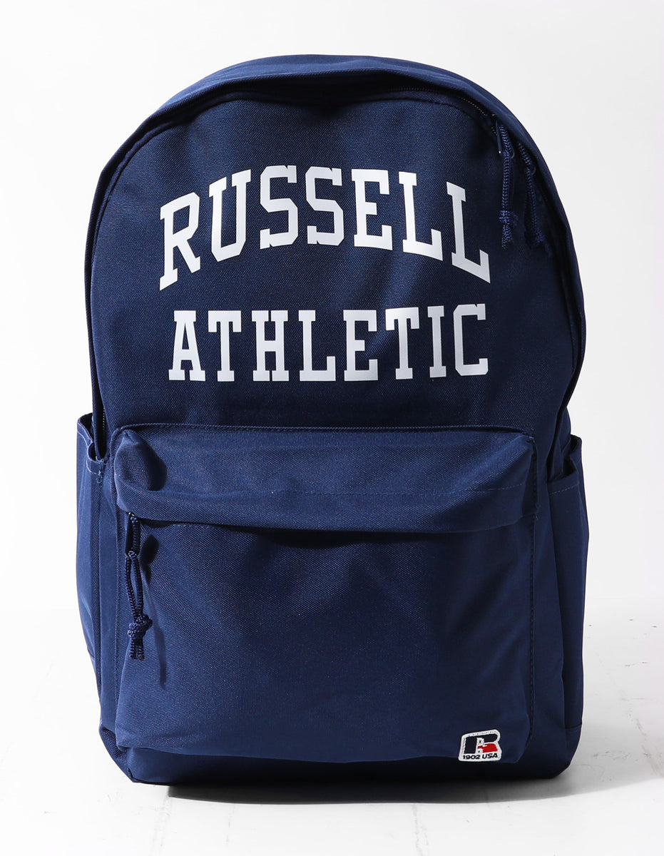 Russell Athletic Arched Accessories Bags & Backpacks Navy | ANSCW-9638 