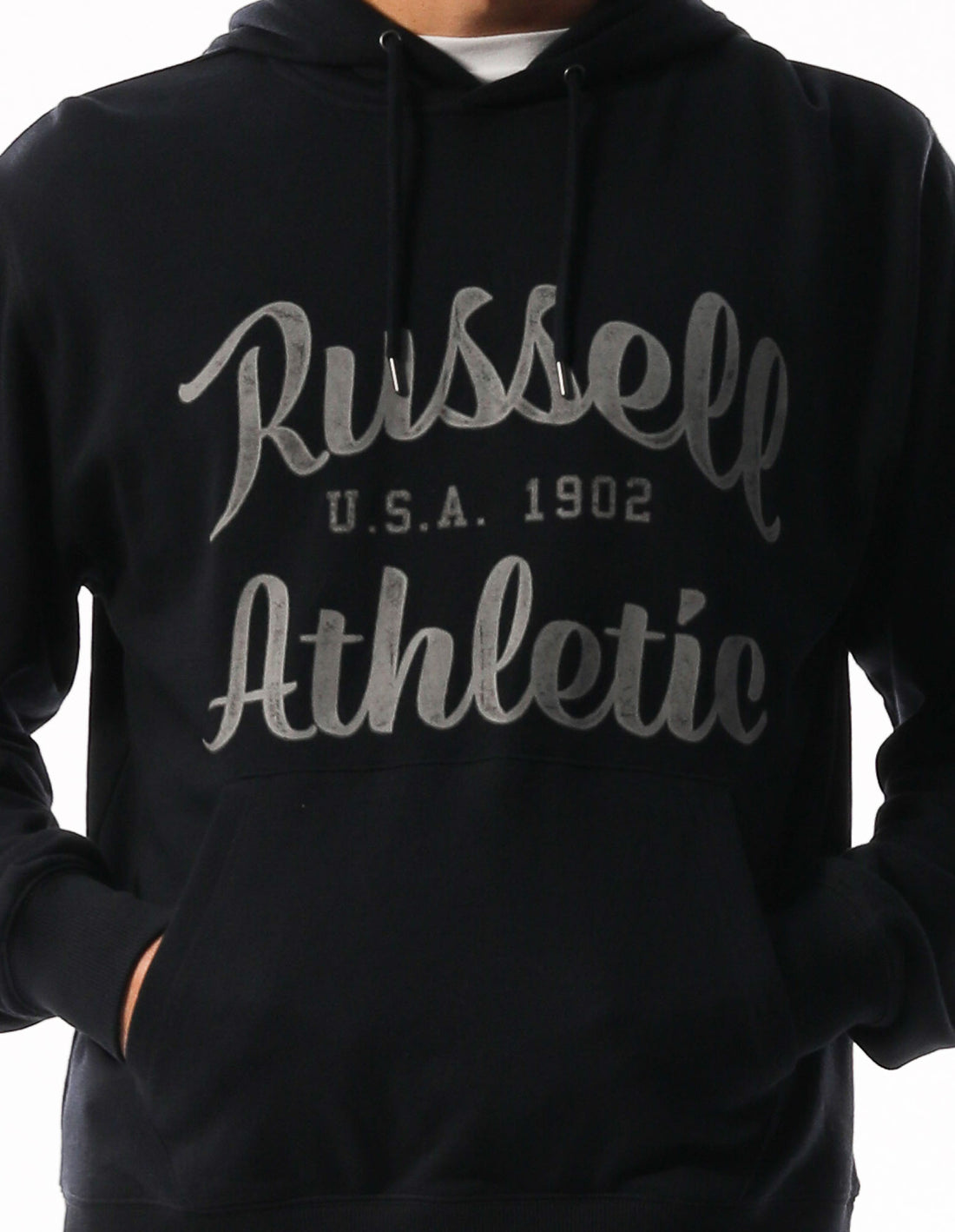 Russell Athletic Baseball Arch Men Hoodie Grey | FAKEJ-8763