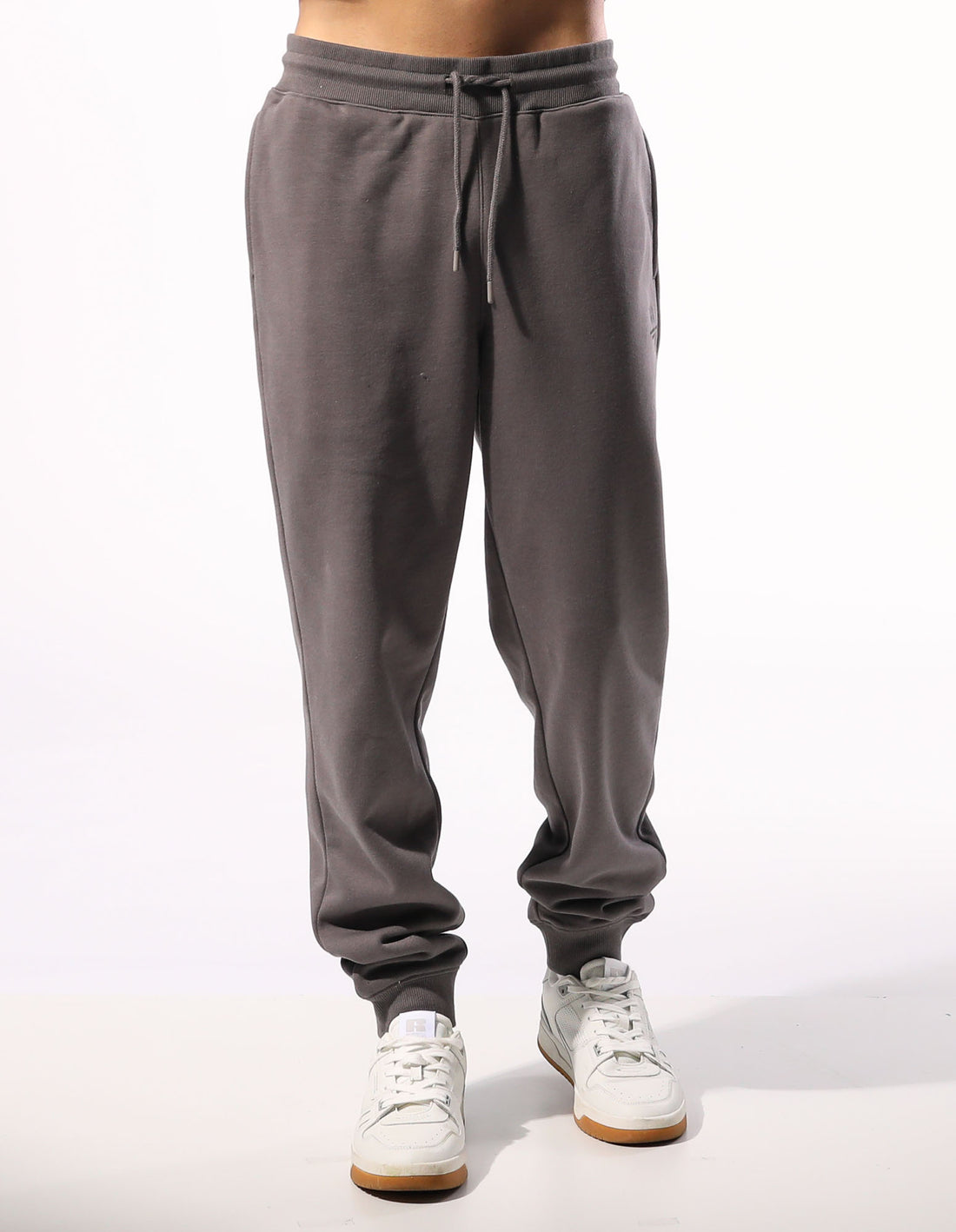 Russell Athletic Brooklyn Cuffed Men Track pants Grey Brown | PUOYI-7093