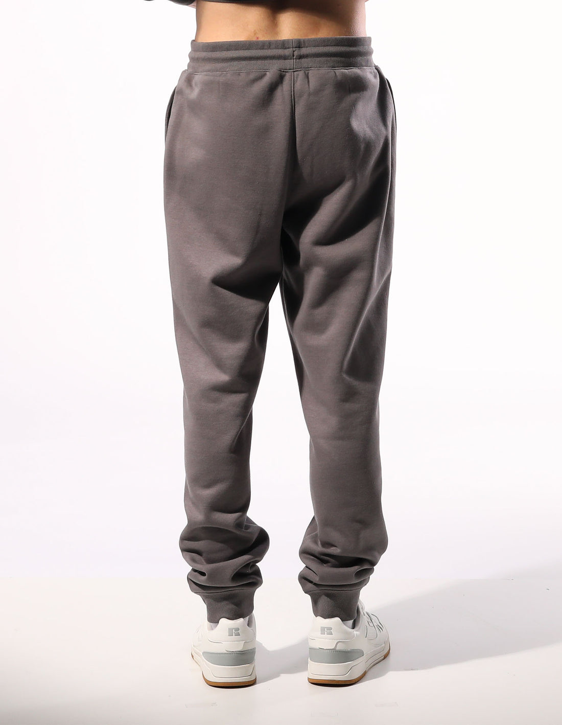 Russell Athletic Brooklyn Cuffed Men Track pants Grey Brown | PUOYI-7093