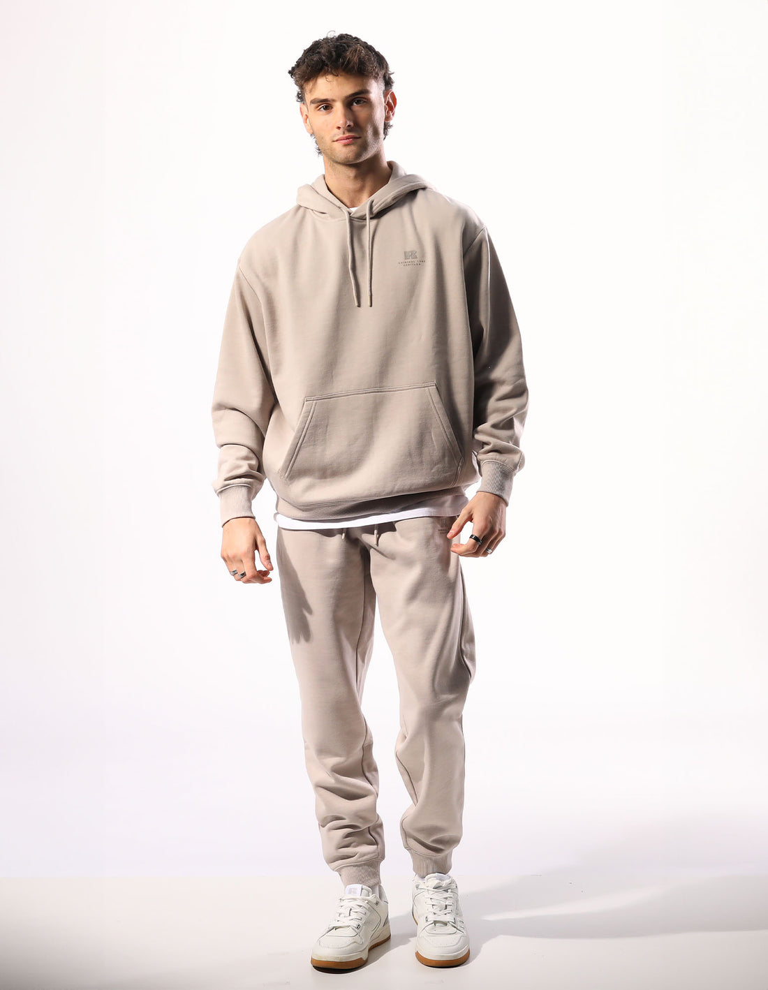 Russell Athletic Brooklyn Cuffed Men Track pants Beige | XNYKG-1845