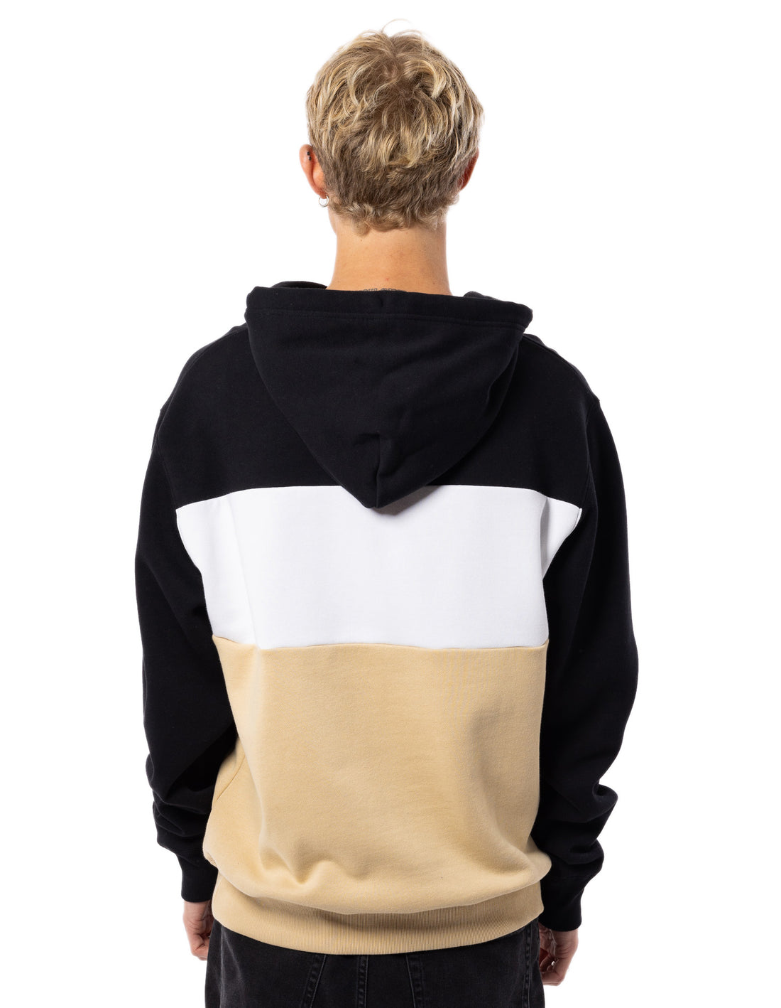 Russell Athletic Carter Men Hoodie Beige / Black | SFIUJ-3579