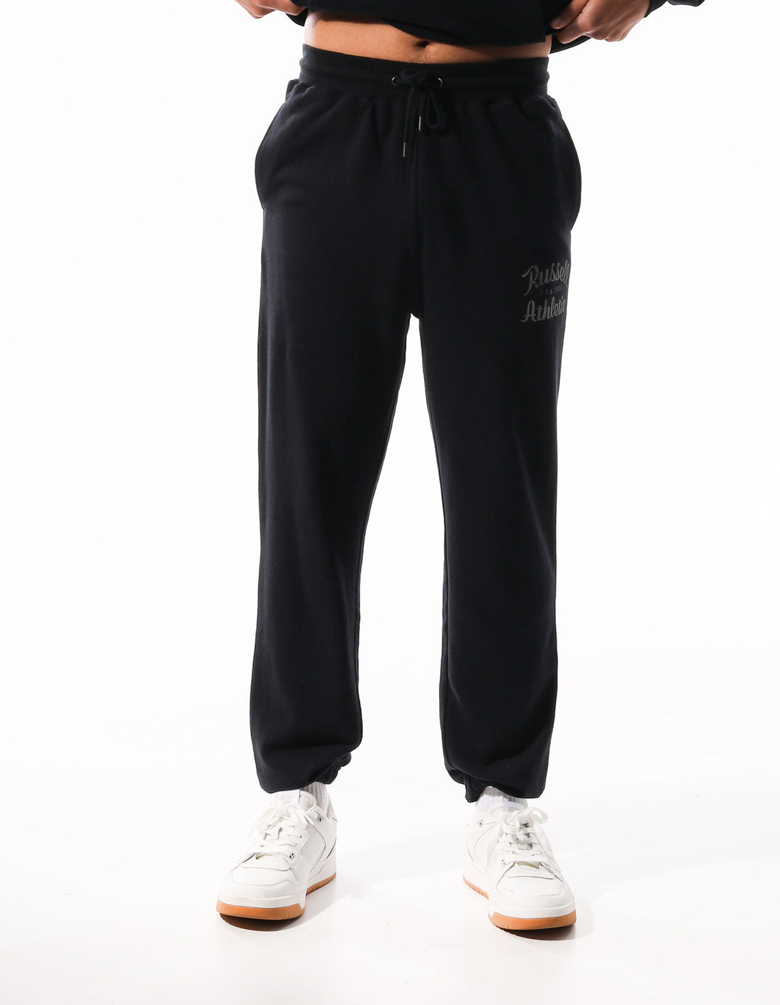 Russell Athletic Distressed Baseball Men Track pants Grey | LQOHK-5713