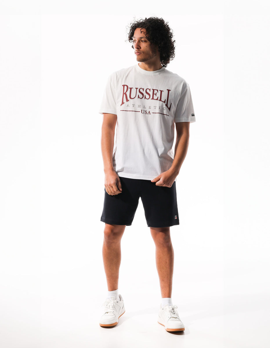 Russell Athletic Glendale Oversized Men T Shirts White | LUSMX-6423