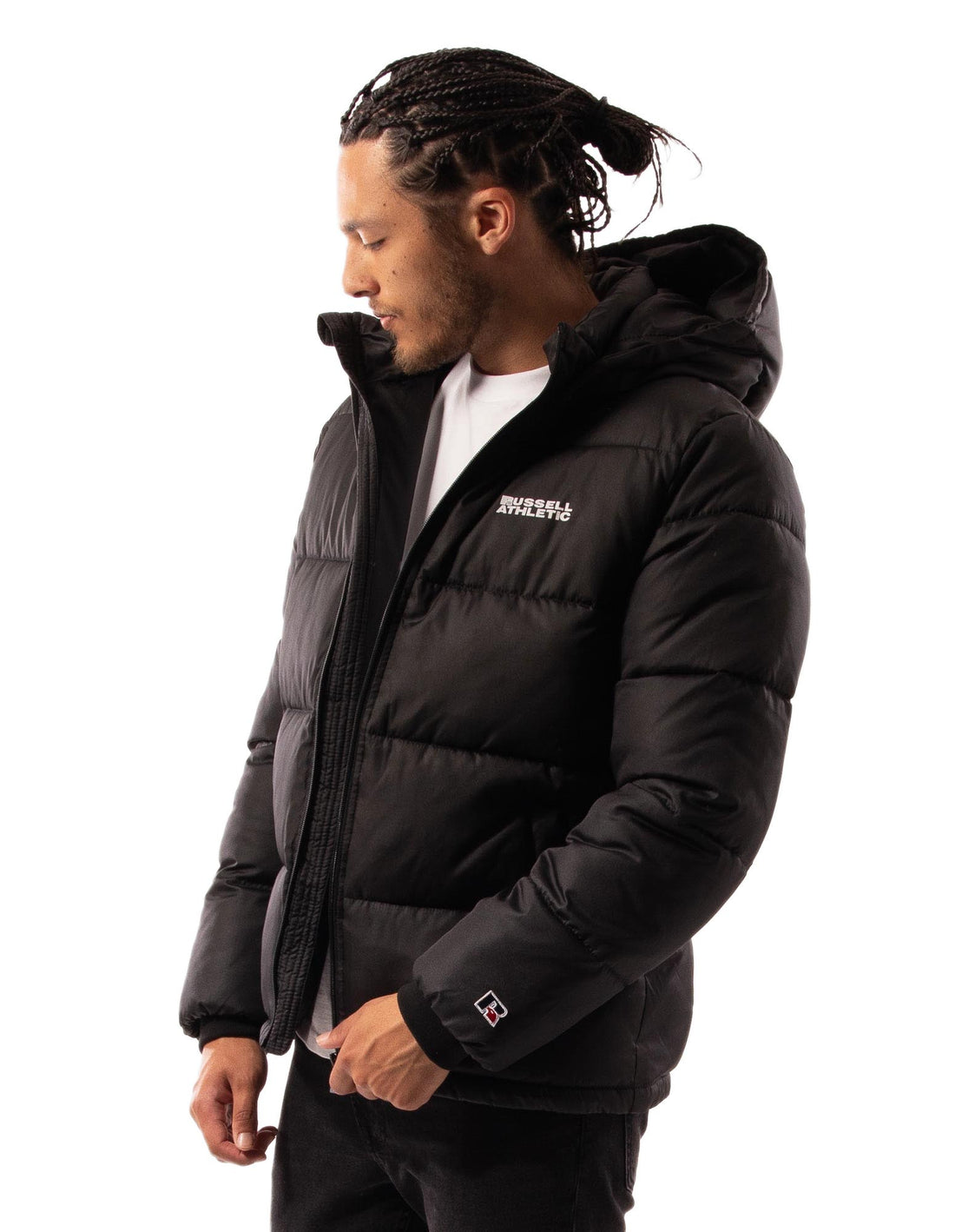 Russell Athletic Hamptonin Men Puffers Black | IGKTN-7289