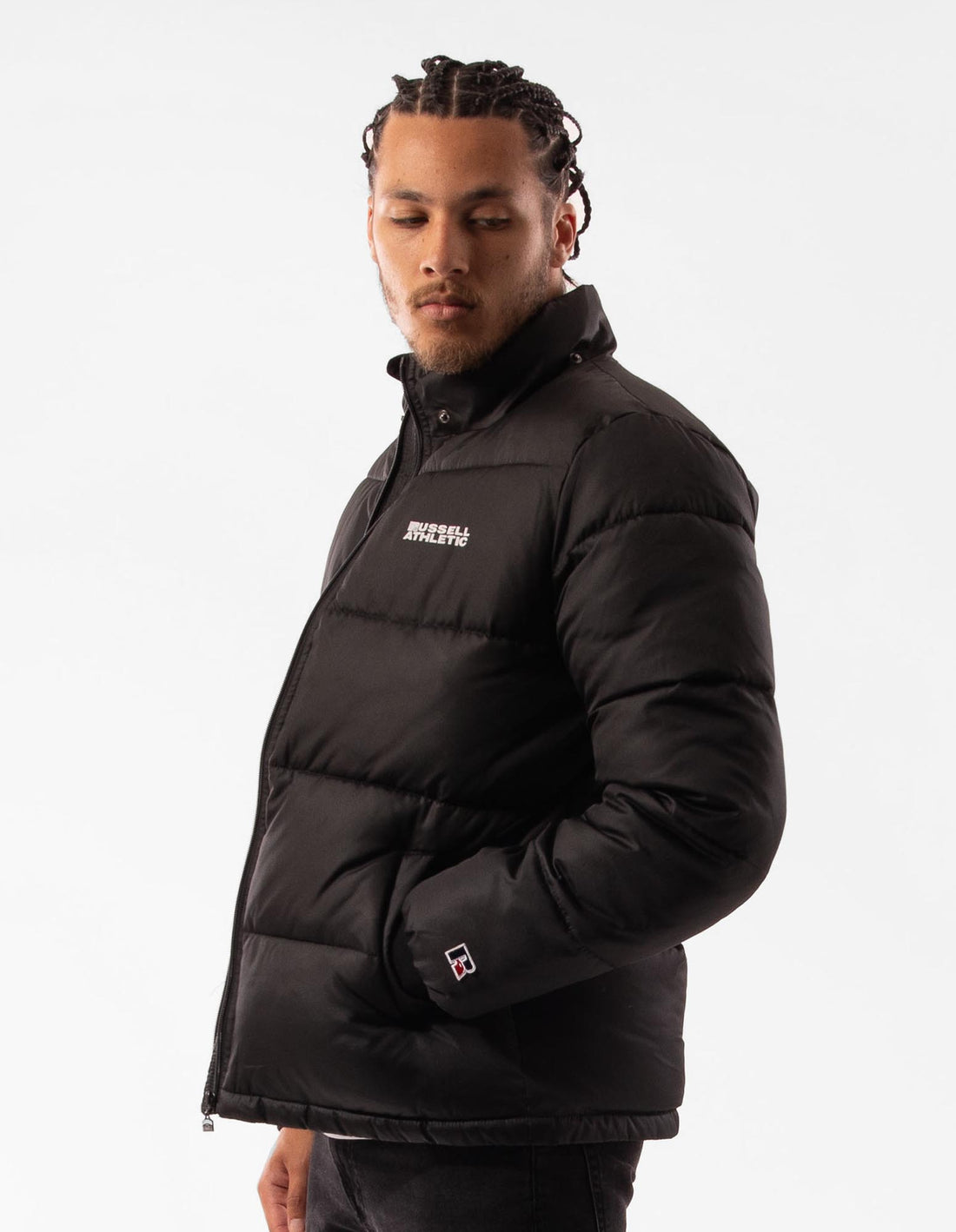 Russell Athletic Hamptonin Men Puffers Black | IGKTN-7289