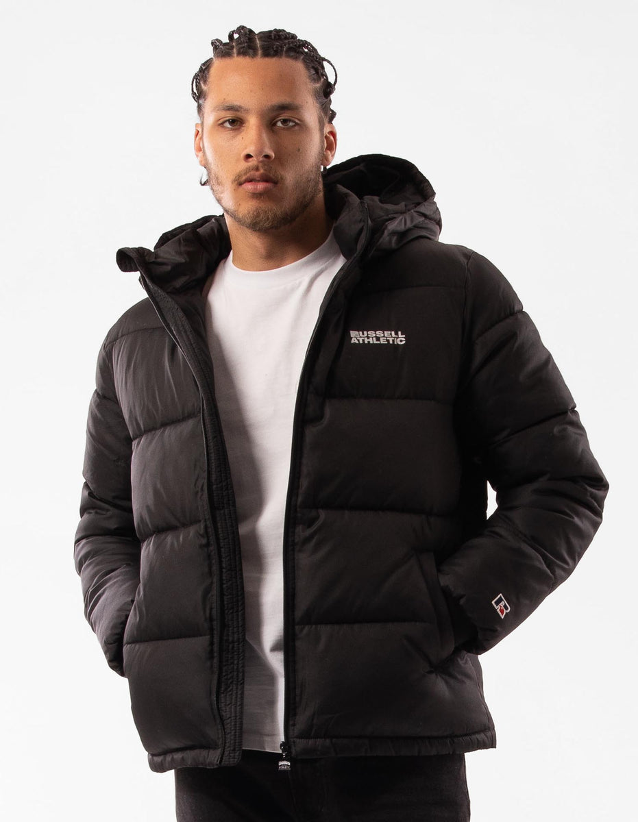 Russell Athletic Hamptonin Men Puffers Black | IGKTN-7289