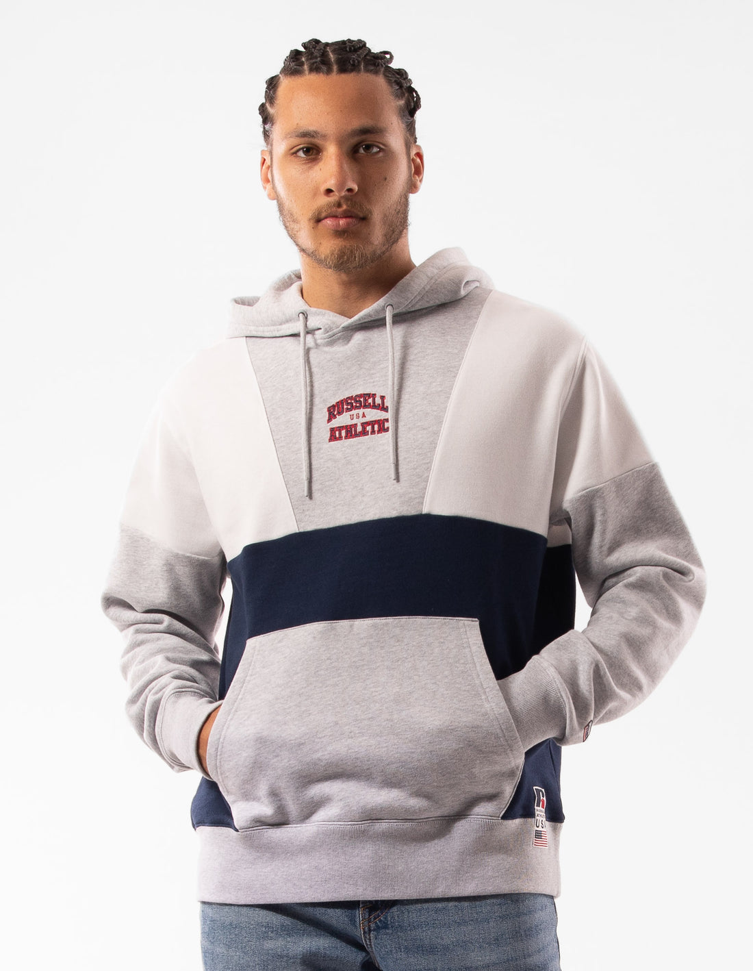 Russell Athletic Hellcat Men Hoodie Light Grey | RISHN-1576