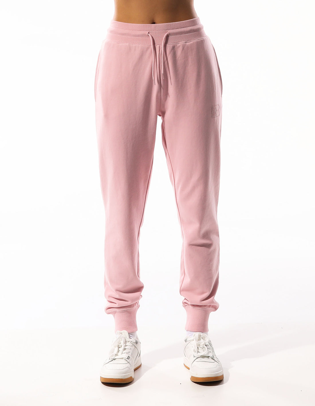 Russell Athletic Inlay Logo Unbrushed Women Track pants Pink | AWSCH-8504