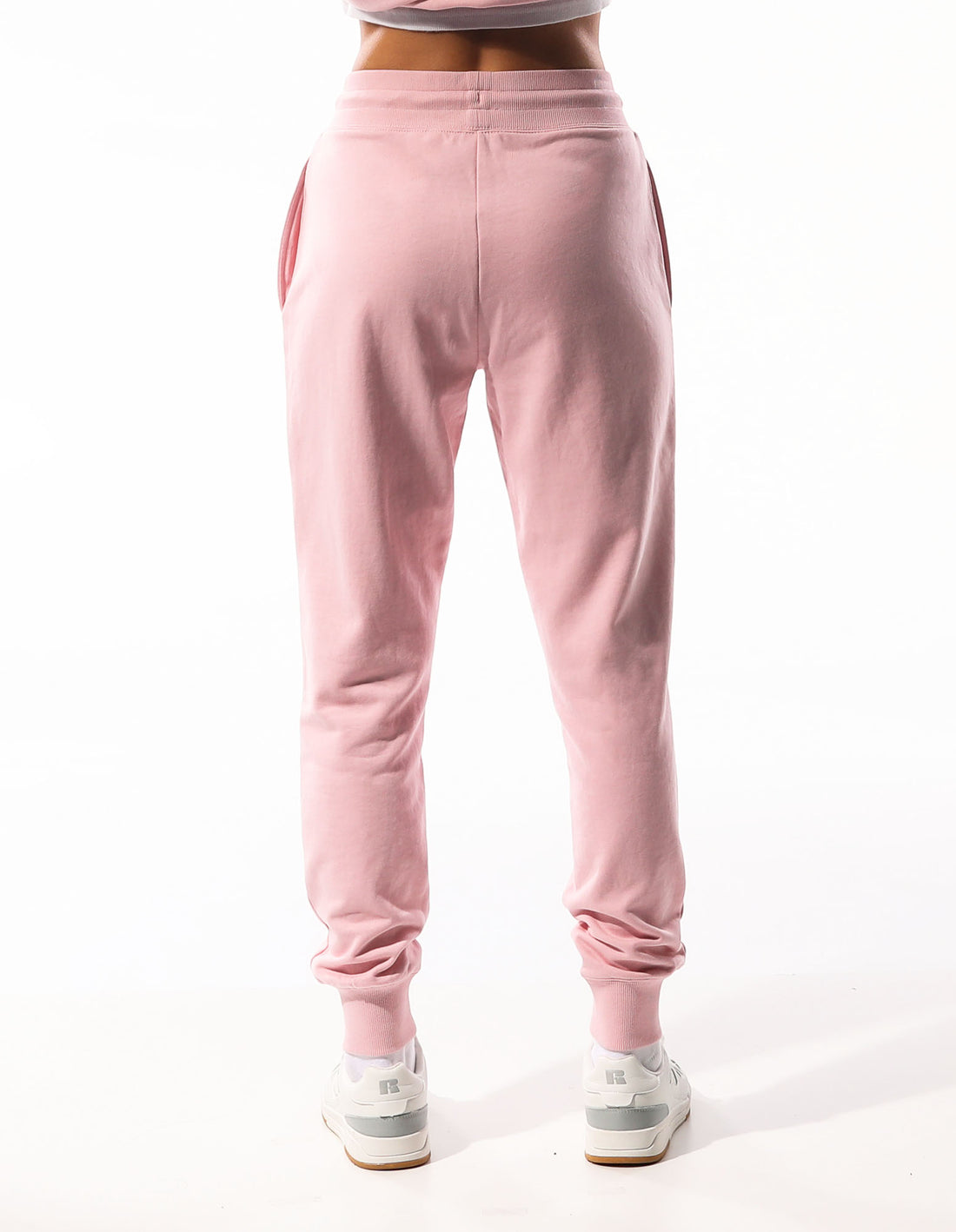 Russell Athletic Inlay Logo Unbrushed Women Track pants Pink | AWSCH-8504