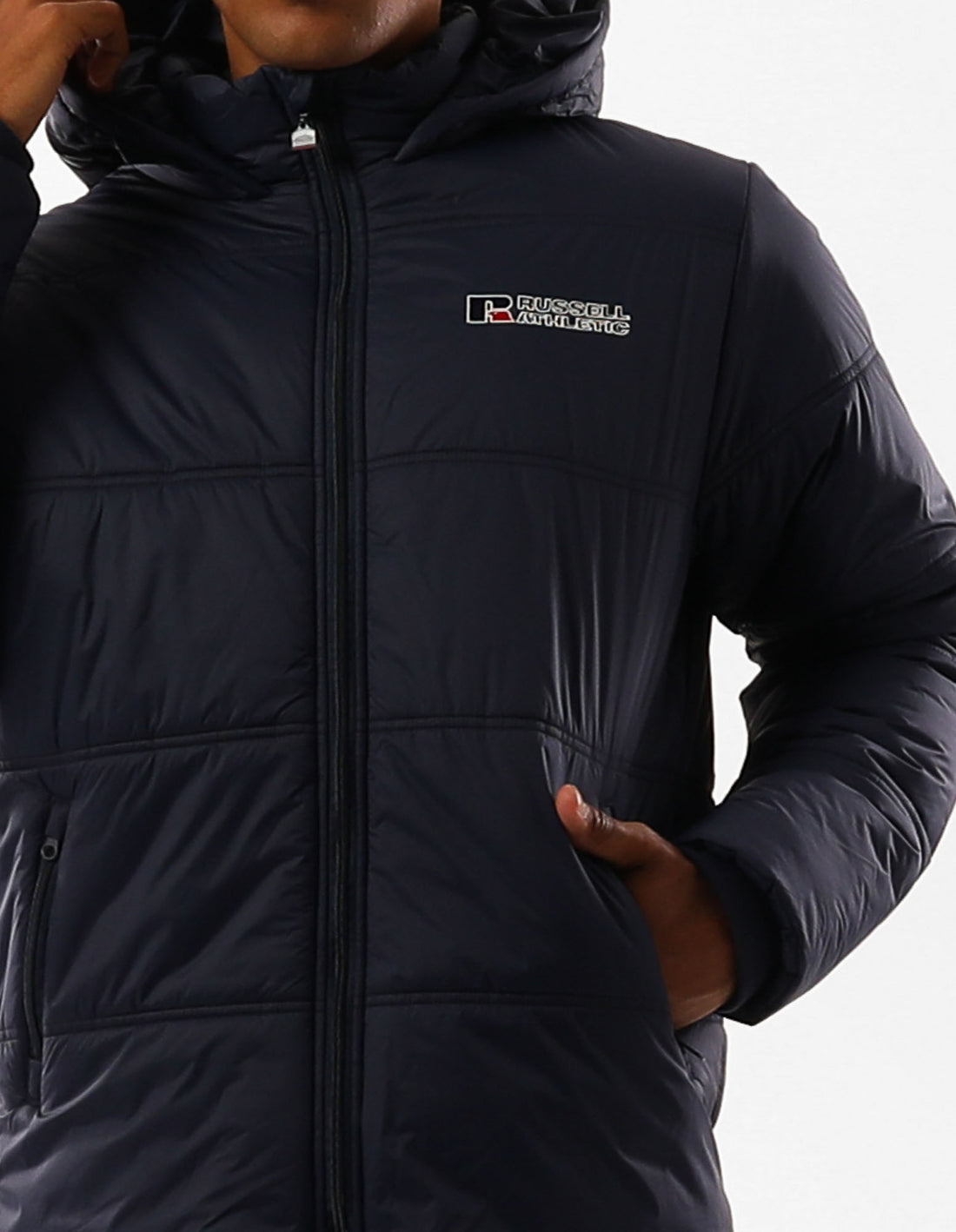 Russell Athletic Lewis Men Puffers Navy | LNFGB-9470