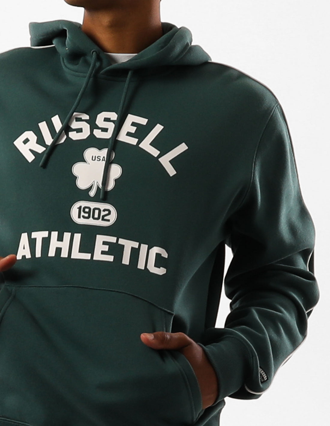 Russell Athletic Lexington Men Hoodie Green | UJGRI-0387