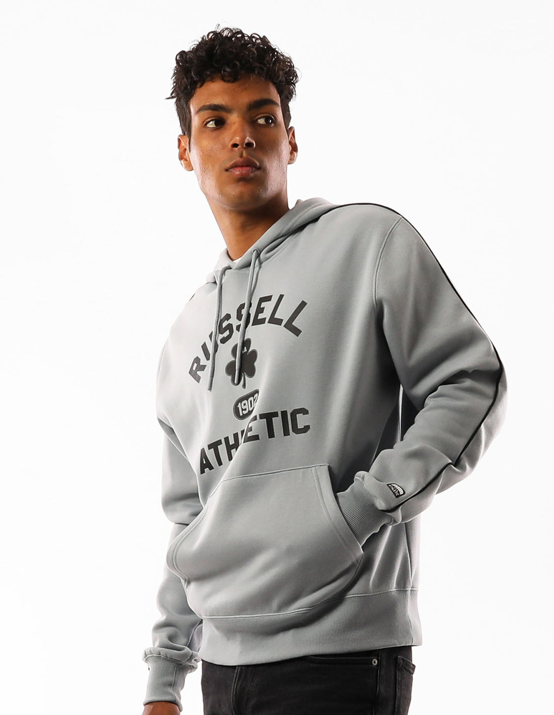 Russell Athletic Lexington Men Hoodie Grey | XSMUB-2546