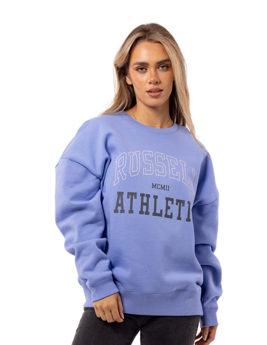 Russell Athletic MCMII Women Crew Neck Sweaters Lavender | HNFWP-9430