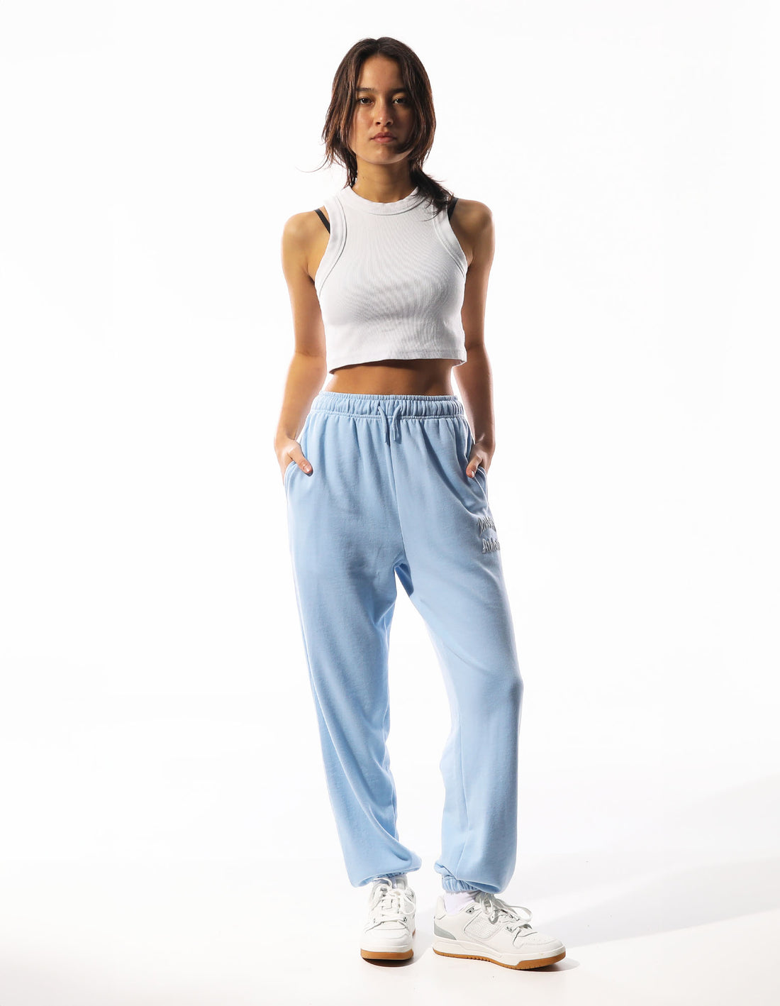 Russell Athletic Maplewood Baggy Women Track pants Blue | TBSEF-0637