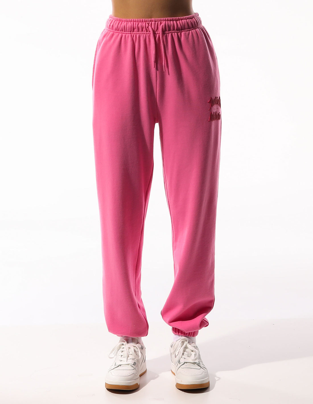 Russell Athletic Maplewood Baggy Women Track pants Pink | BKCJU-3089