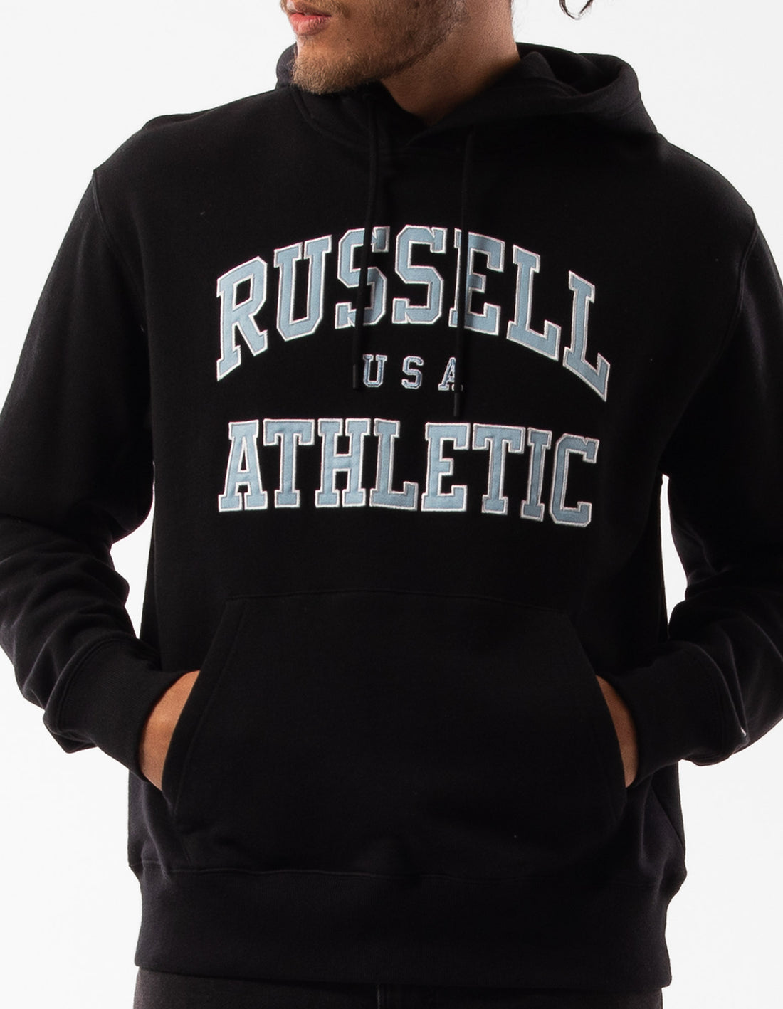 Russell Athletic Mercer Men Hoodie Black | VWFDI-5976