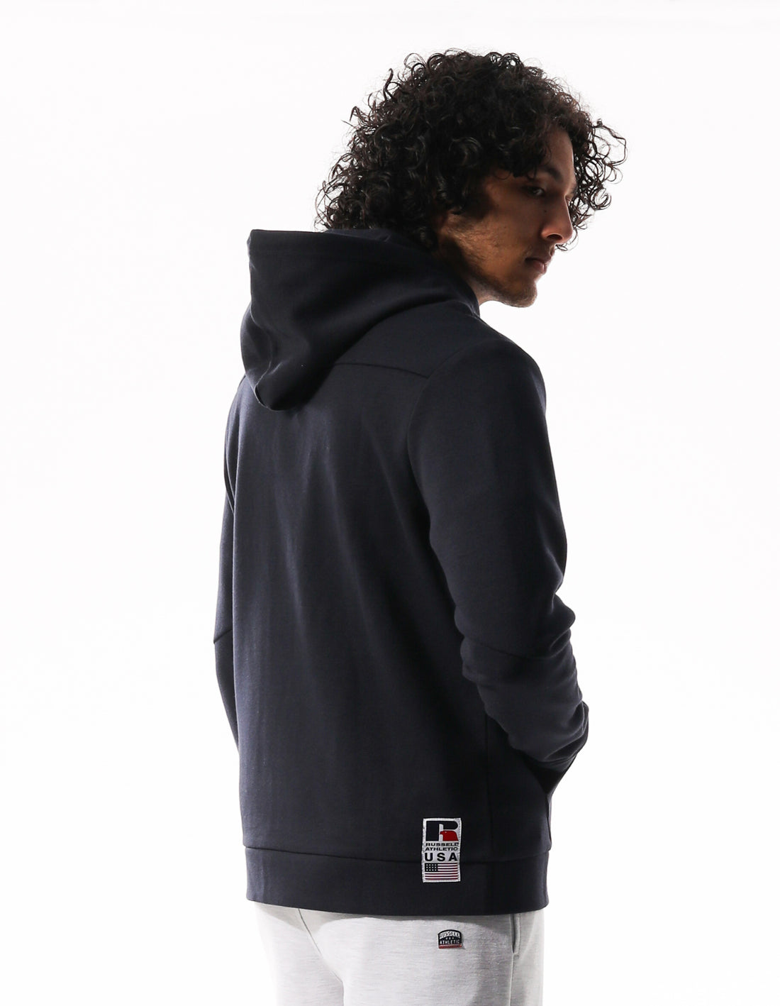 Russell Athletic Mini Seal Men Hoodie Black | WOHTS-9438