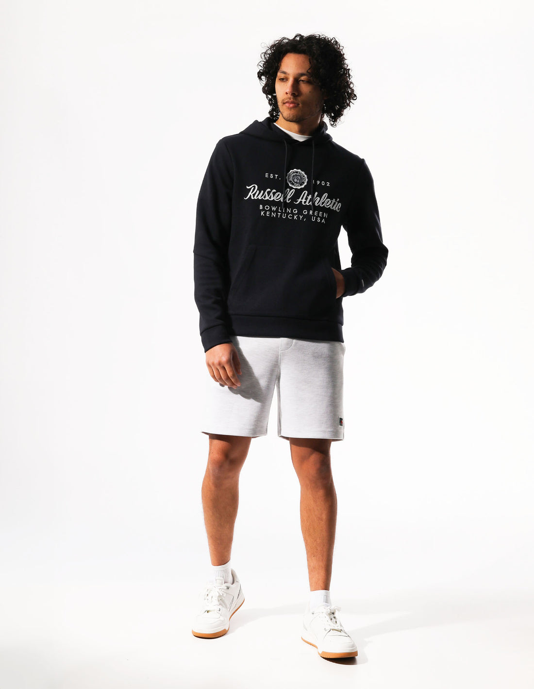 Russell Athletic Mini Seal Men Hoodie Black | WOHTS-9438