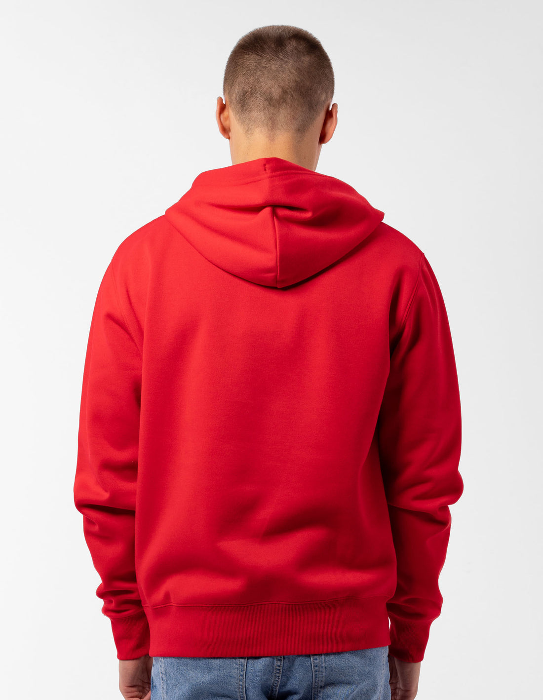 Russell Athletic Modern Logo Men Hoodie Red | ANHDW-3129