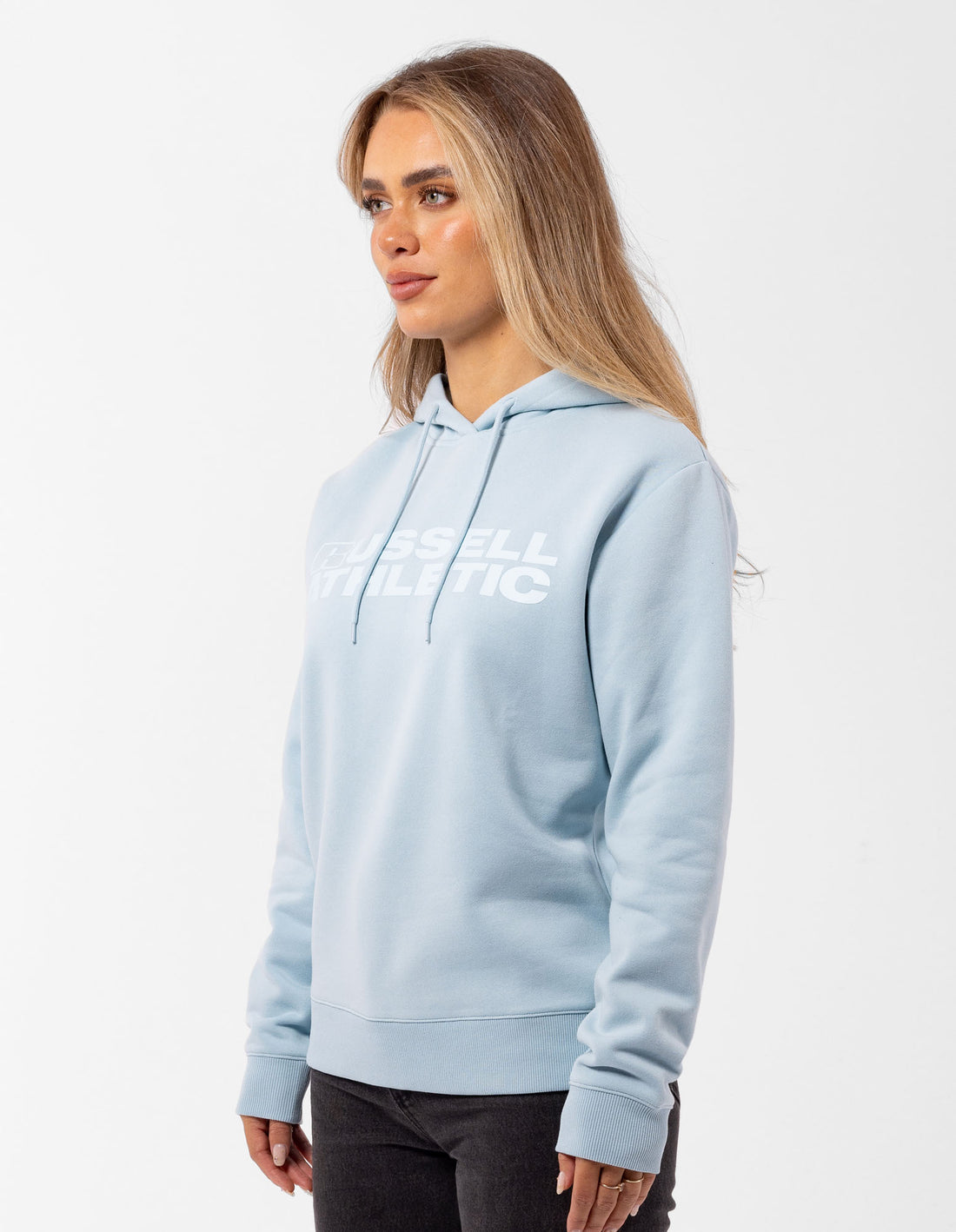 Russell Athletic Modern Tonal Women Hoodie Light Blue | LXVQG-0379