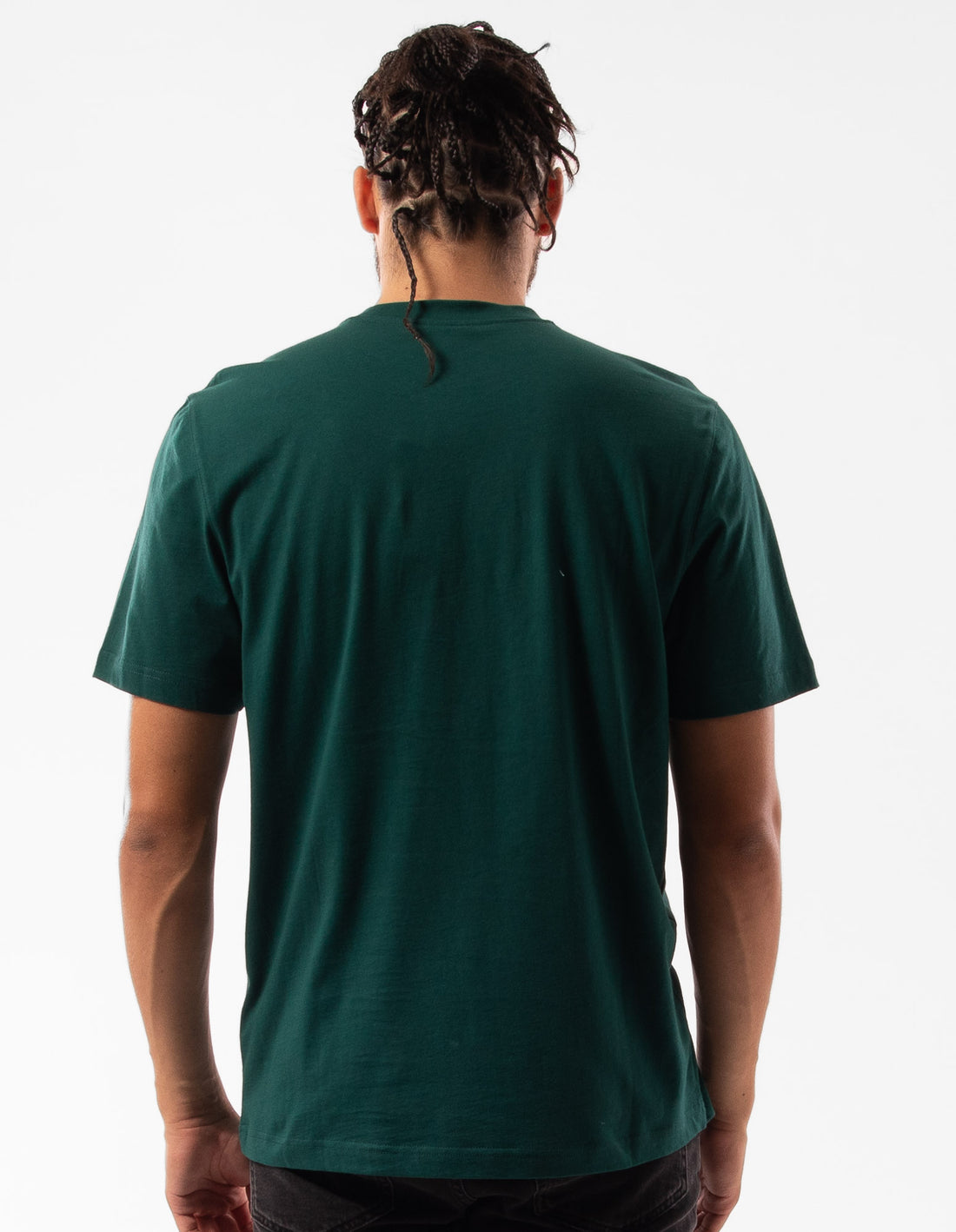 Russell Athletic Originals Arch Logo Men T Shirts Green | UKMFT-2486