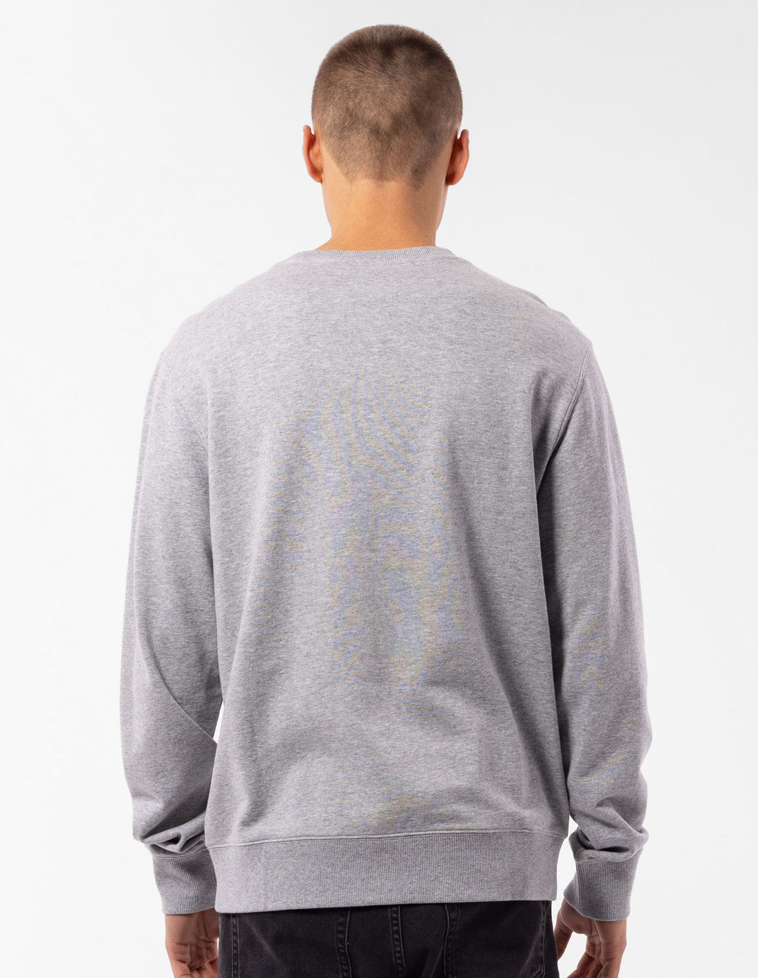 Russell Athletic Originals Big Arch Unbrushed Men Crew Neck Sweaters Grey | MGERQ-8649