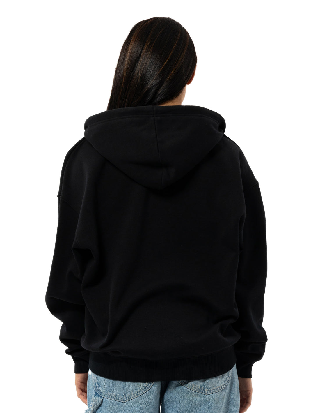 Russell Athletic Originals Embroidered Zip Through Women Hoodie Black | APZDH-6531