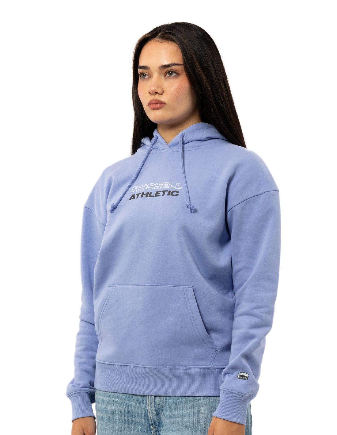 Russell Athletic Originals Linear Women Hoodie Lavender | VDJPB-3571