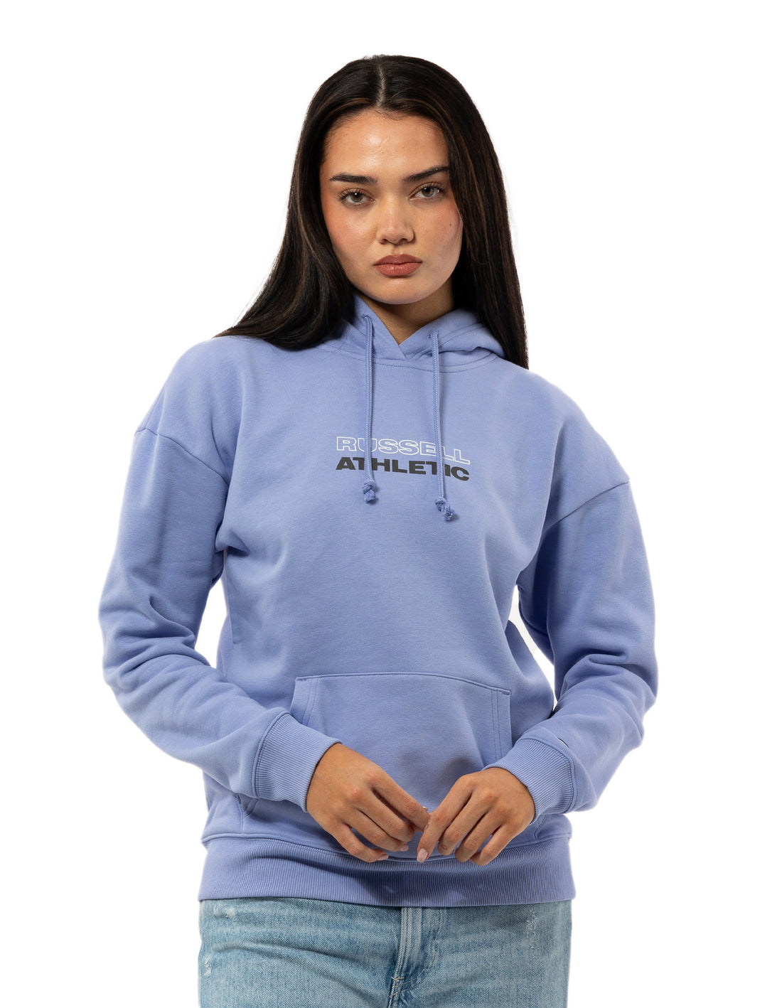 Russell Athletic Originals Linear Women Hoodie Lavender | VDJPB-3571