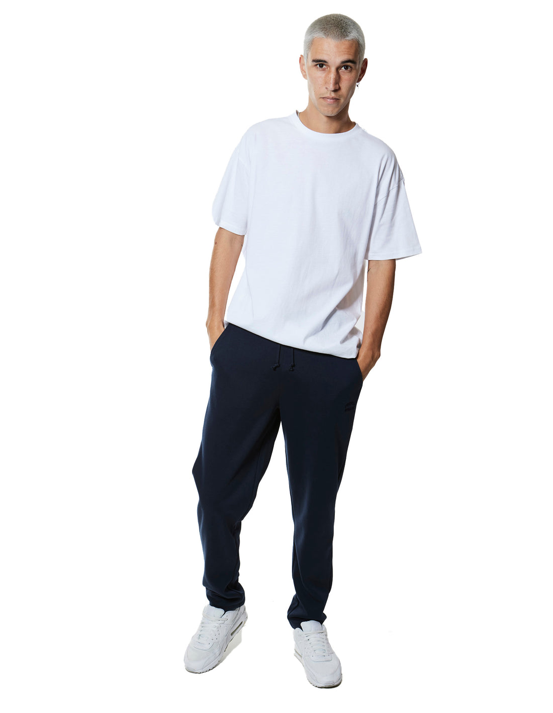 Russell Athletic Originals Open Leg Men Track pants Navy | SZGEF-9210