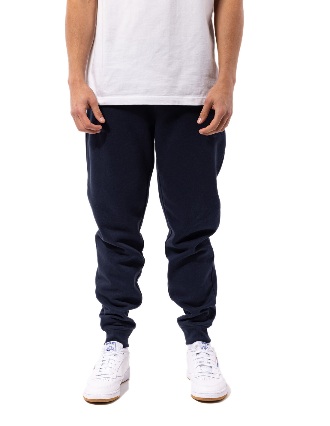 Russell Athletic Originals Small Arch Cuff Men Track pants Navy | RFTNU-8657