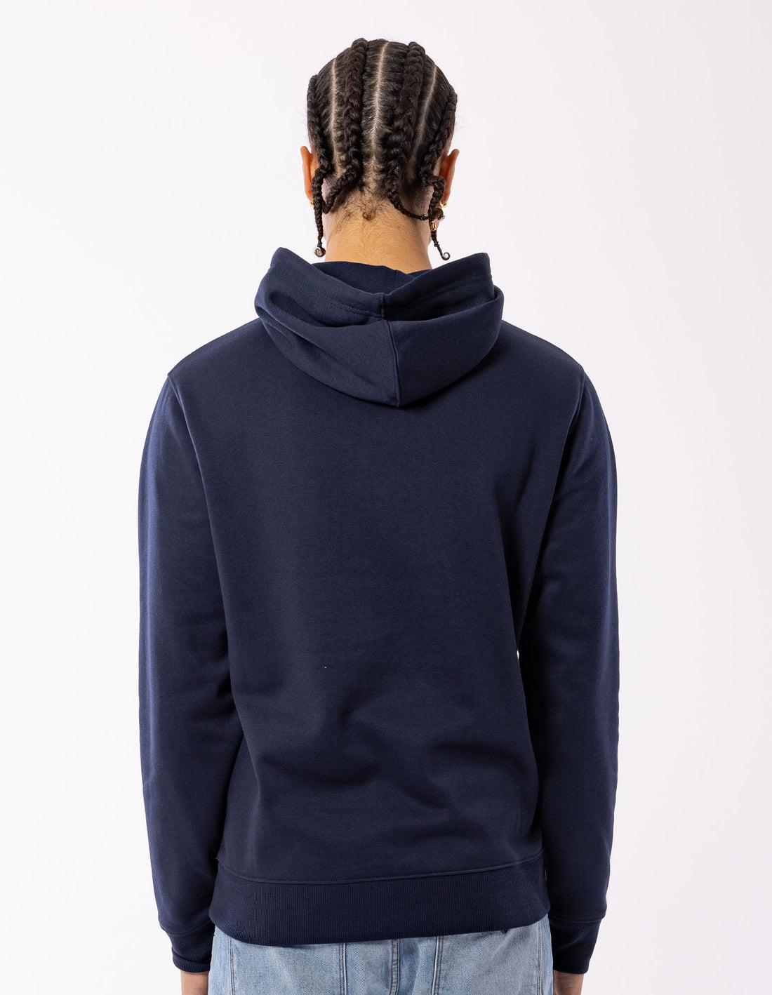 Russell Athletic Originals Small Arch Men Hoodie Navy | PATLN-7014