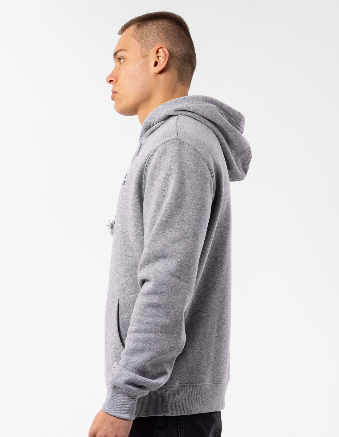 Russell Athletic Originals Small Arch Men Hoodie Grey | TSDEH-7416